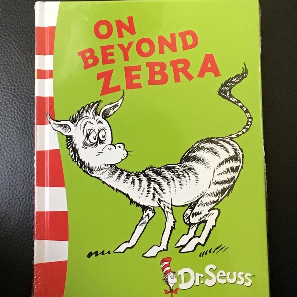 NWT On Beyond Zebra - Hardcover